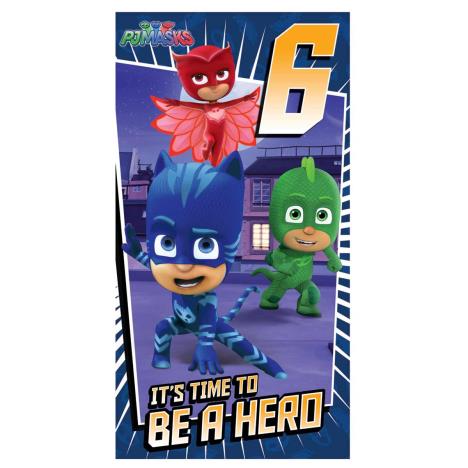 6th Birthday PJ Masks Birthday Card £1.99